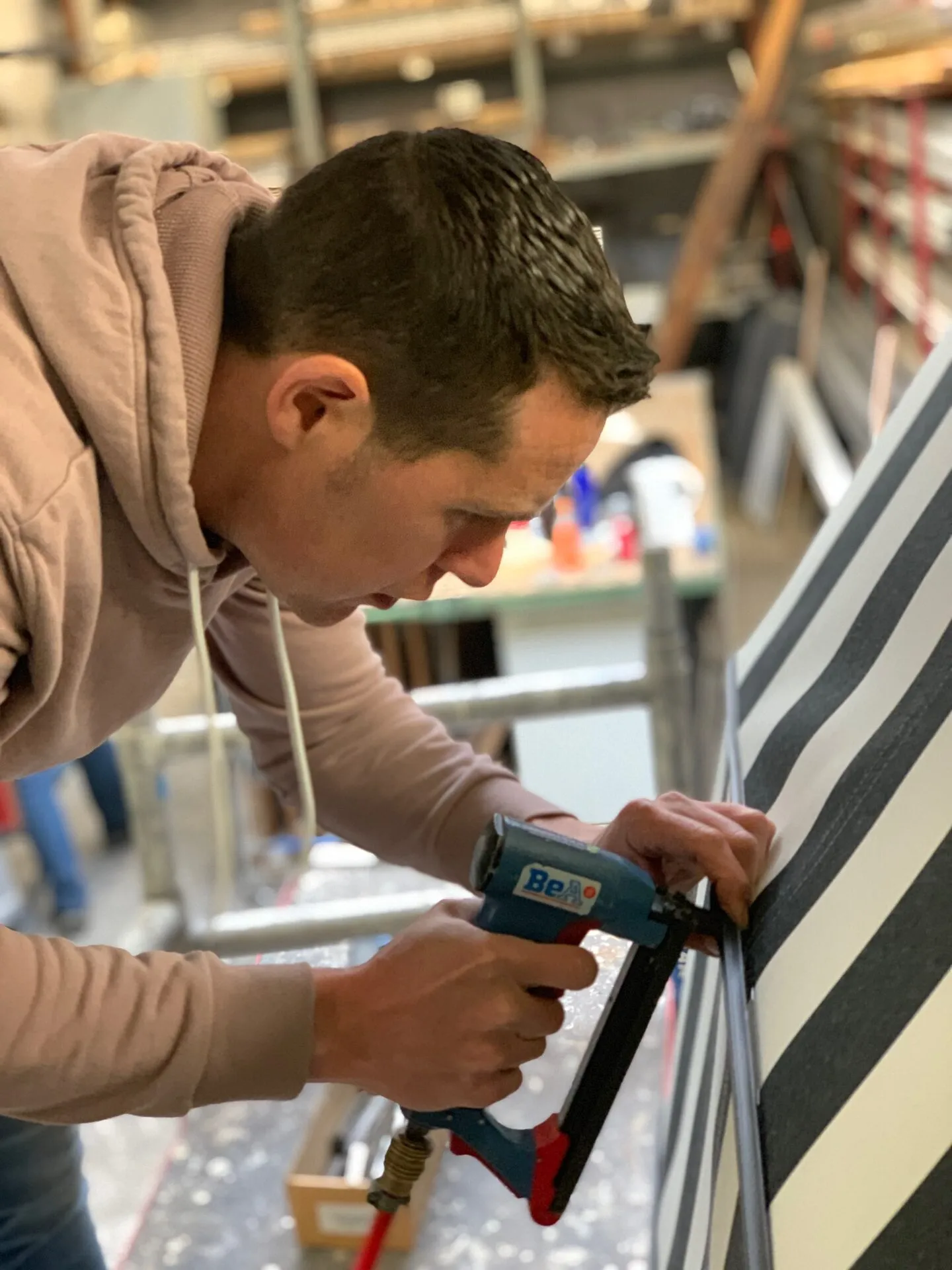 Markies productie detail – Haak Zonwering Haarlem