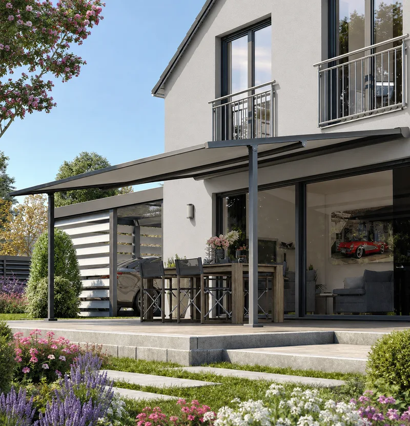 Sunmaster SunControl vrijstaande pergolazonwering