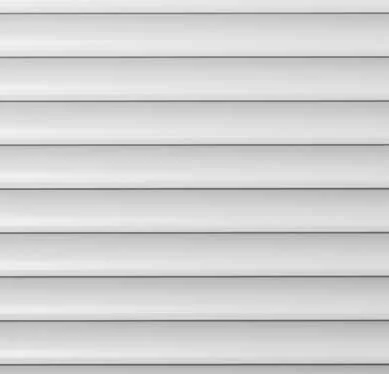 Detail van aluminium lamellen van een Soprofen rolluik