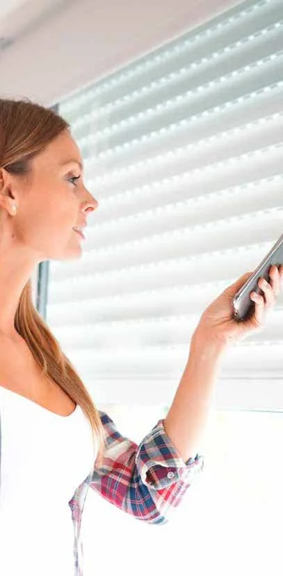 Soprofen rolluik bedienen via een app op de smartphone