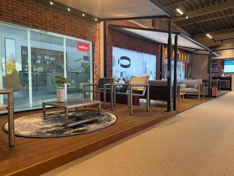 Showroom van Haak Zonwering in Haarlem